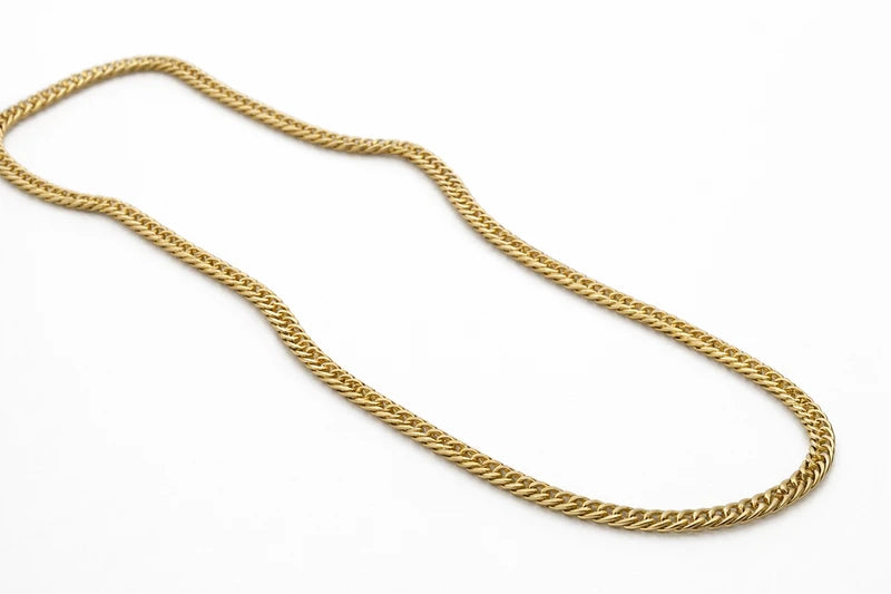 18kt Gold Polish Fancy Chain Anti-Tarnish & Anti-Allergic for Men (Design 2)