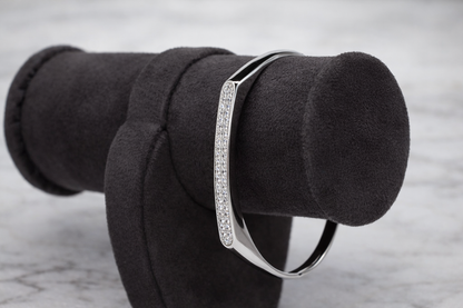 Silver Polish Diamond Bracelet