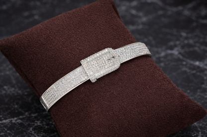 Silver Polish Diamond Bracelet