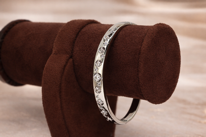 Stainless Steel Silver Cuff Bracelet