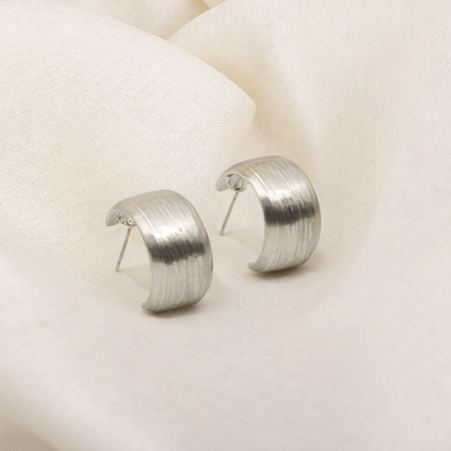 stainless steel silver polish fancy earring anti tranish anti allergic for girls