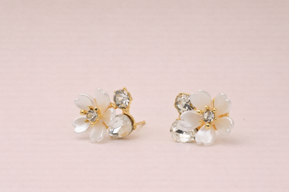 18kt gold polish fancy earring anti tranish anti allergic for girls