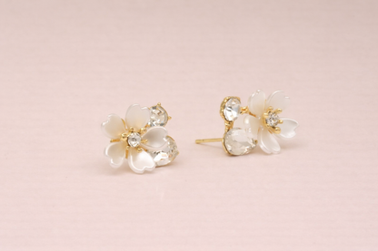 18kt gold polish fancy earring anti tranish anti allergic for girls