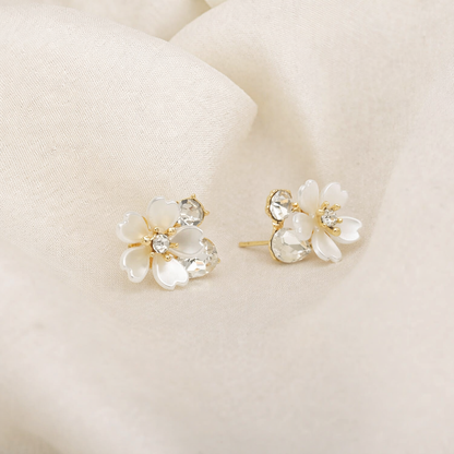 18kt gold polish fancy earring anti tranish anti allergic for girls