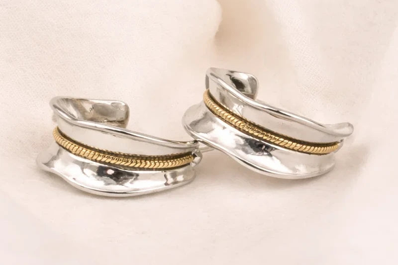 Stainless Steel Silver Polish Fancy Earring Anti-Tarnish & Anti-Allergic for Girls (Design 1)