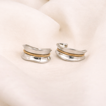 stainless steel silver polish fancy earring anti tranih anti allergic for girls