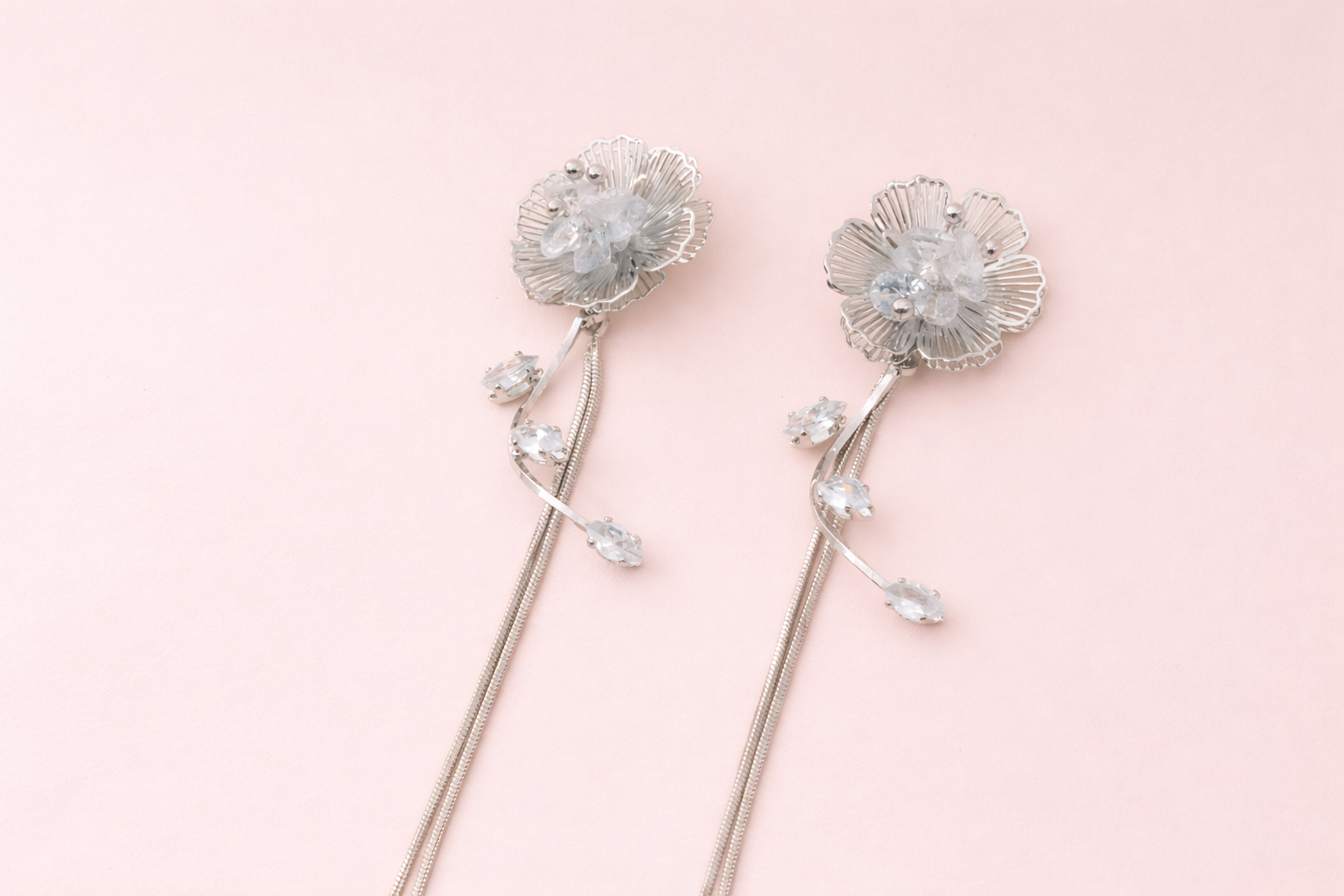 Vintage Style Floral Earring for Girls