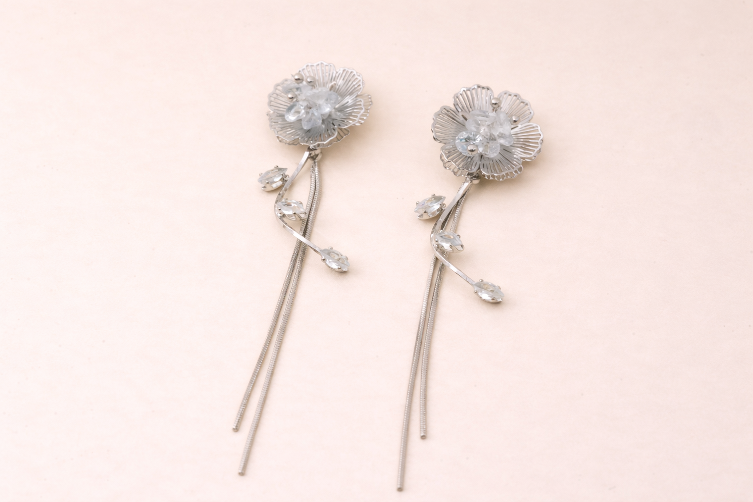 Vintage Style Floral Earring for Girls