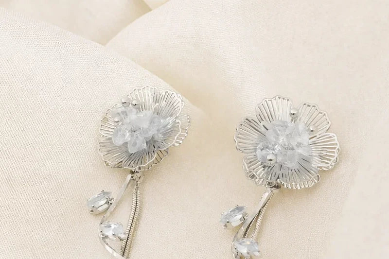 Vintage Style Floral Earring for Girls