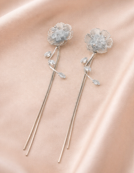 vintage style floral earring for girls