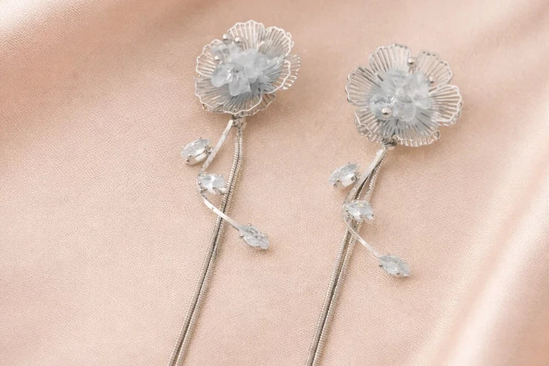 Vintage Style Floral Earring for Girls