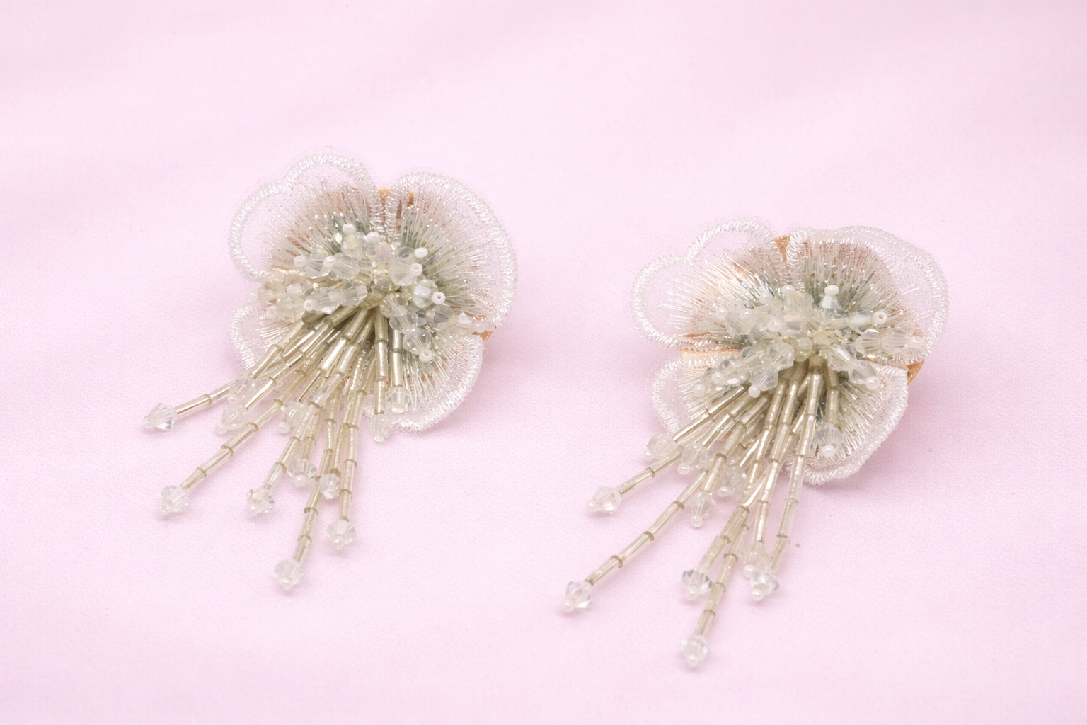 Elegant White Floral Earring for Women Anti-Tarnish & Anti-Allergic