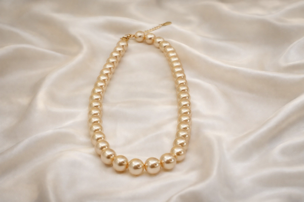 Pearl Fancy Necklace for Women – 18K Rose Gold Plated