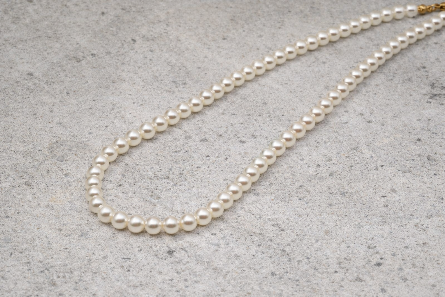 Natural Pearl Necklace Gold Polish for Girls Anti-Tarnish & Anti-Allergic