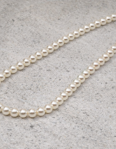 natural pearl necklace gold polish for girls anti tranish anti allergic
