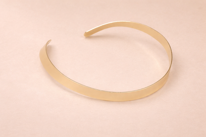 18kt gold plated fancy girls choker,anti tarnish ,anti alegic