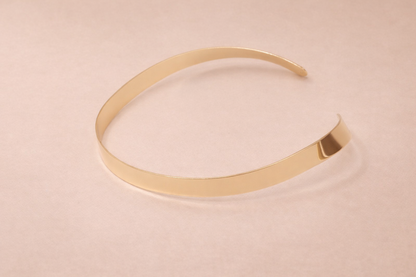 18kt gold plated fancy girls choker,anti tarnish ,anti alegic