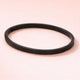 Black Polish Stainless Steel Kada for Men (Style 2)