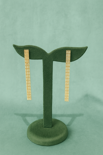 LuxeGold Hoop Earrings