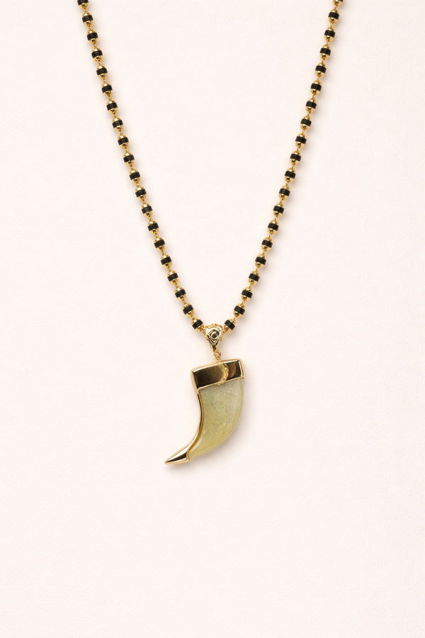 Chain with Tiger Claw Pendant for Men – 18K Gold Plated