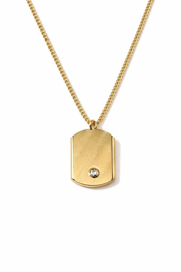 Chain with Pendant for Men – 18K Gold Plated