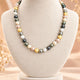 Small Multicolour Synthetic Pearl Necklace