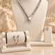 Silver Snake Motif Western Set