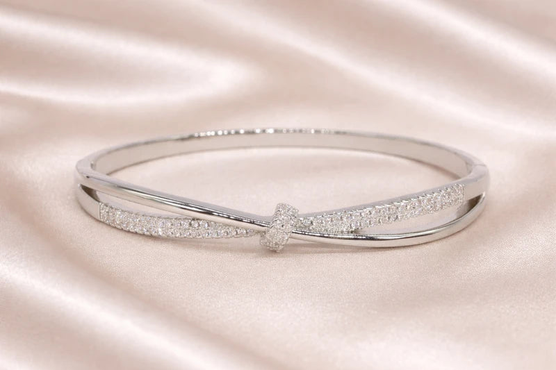 Silver Soraski Fancy Kada