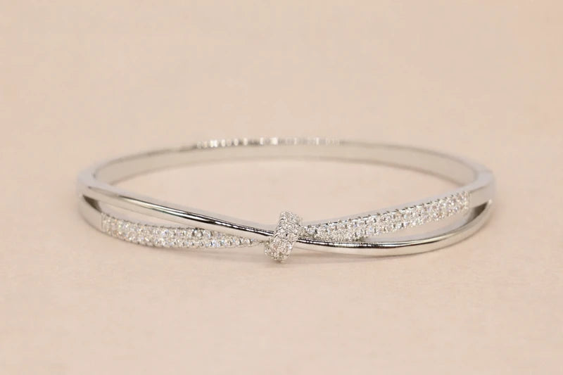 Silver Soraski Fancy Kada