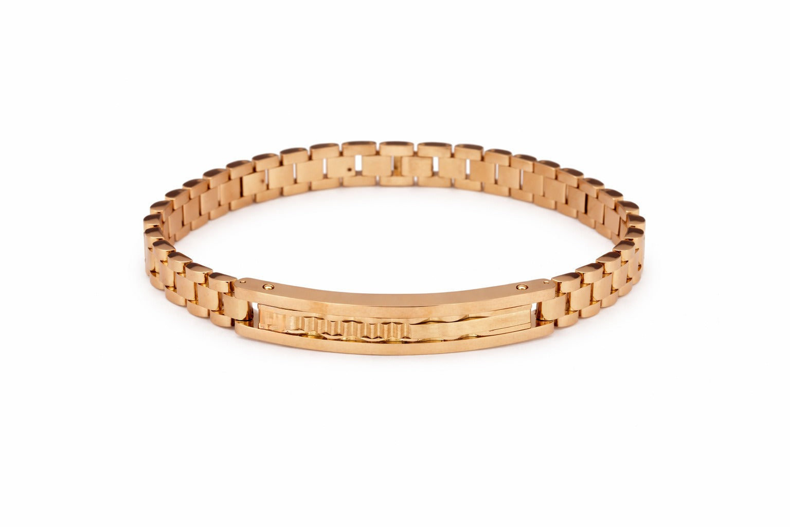 Premium Bracelet for Men – 18K Rose Gold Plated