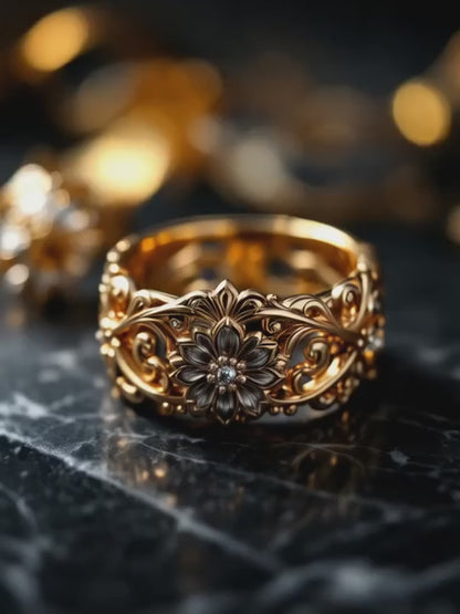 Aurora Gold Ring