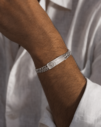 SILVER MENS BRACELET