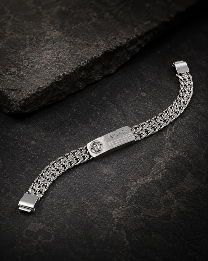 SILVER MENS BRACELET