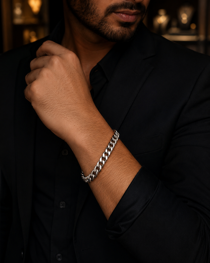 SILVER MENS BRACELET