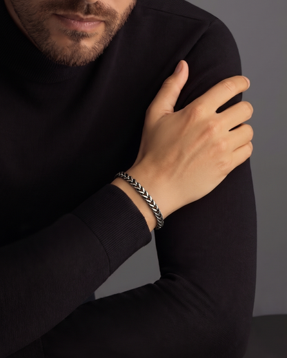 SILVER MENS BRACELET