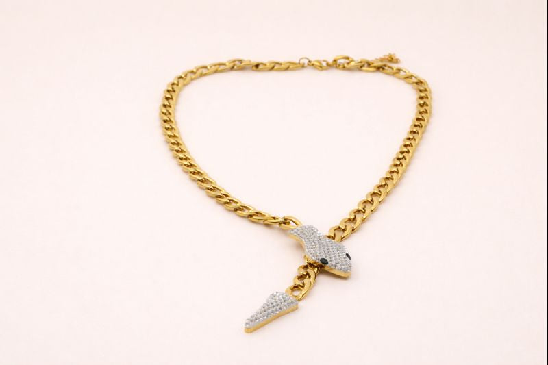 18kt Gold-Plated Fancy Heavy Chain for Boys Anti-Tarnish & Anti-Allergic