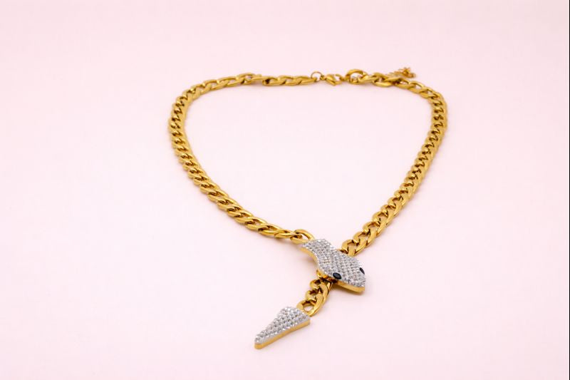 18kt Gold-Plated Fancy Heavy Chain for Boys Anti-Tarnish & Anti-Allergic