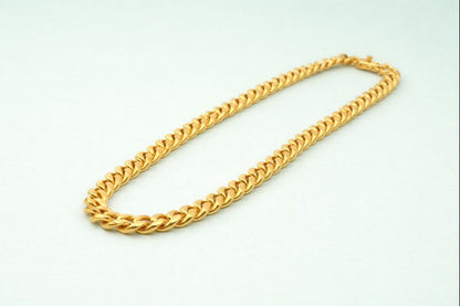 18kt gold polish cuban bracelet for mens anti tranish anti allergic