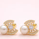 Pearl & Diamond Fancy Earring for Women – 18K Gold Plated