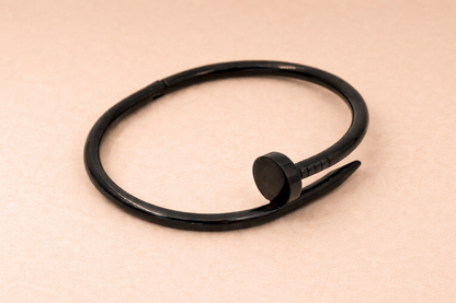 stainless steel anti trashin bracelet for men stylish black polish for boys anti allergic
