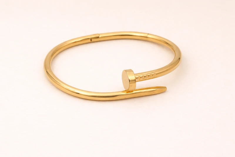 Gold Polish Anti-Tarnish Bracelet for Men Stylish for Boys Anti-Allergic