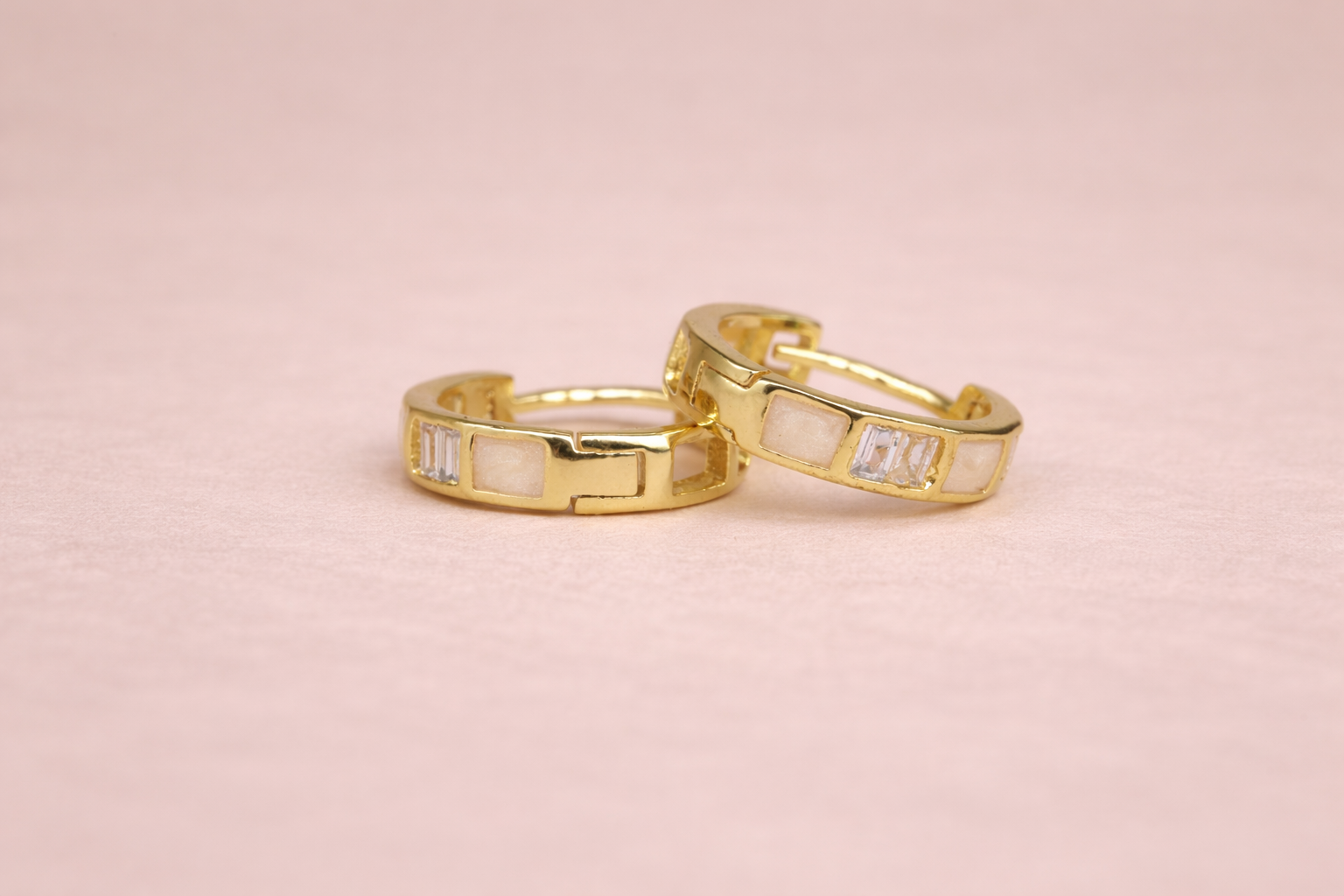 18kt Gold Polish with Diamond Anti-Tarnish & Anti-Allergic Fancy Earring for Girls (Design 6)