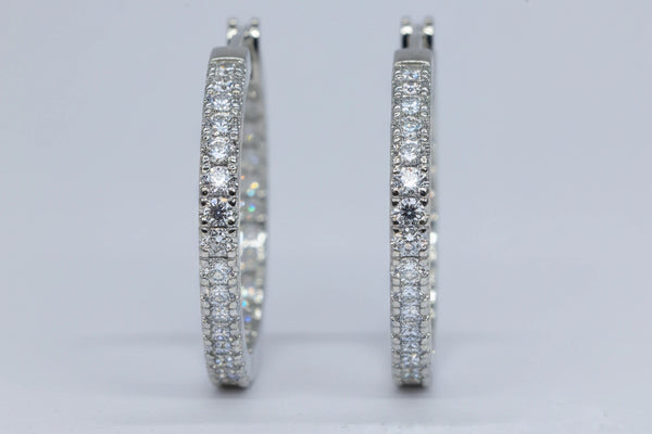 Diamond Fancy Earring for Women (Design 10) – Silver