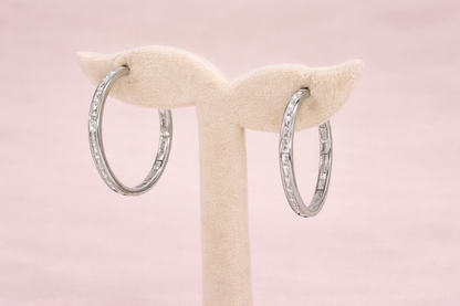 stainless steal silver polish with diamond anti tarnish anti allergic fancy earring for girls