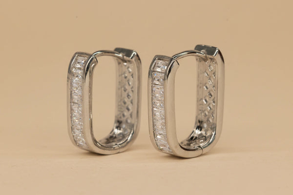 Diamond Fancy Earring for Women (Design 7) – Silver
