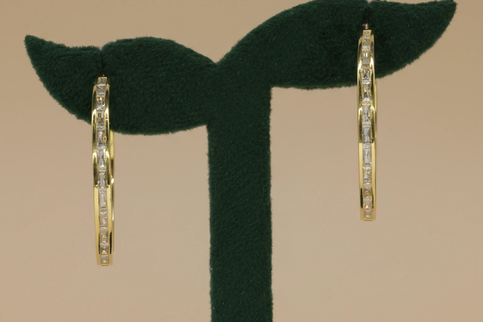 18kt Gold Polish with Diamond Anti-Tarnish & Anti-Allergic Fancy Earring for Girls (Design 5)
