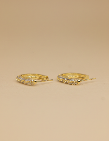 18kt goid polish with diamond anti tarnish anti allergic fancy earring for girls