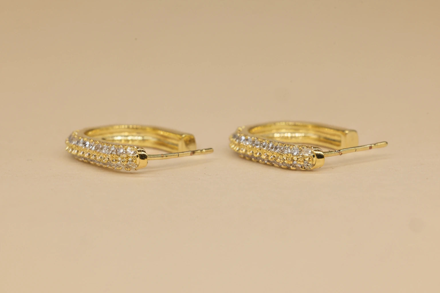 18kt Gold Polish with Diamond Anti-Tarnish & Anti-Allergic Fancy Earring for Girls (Design 4)