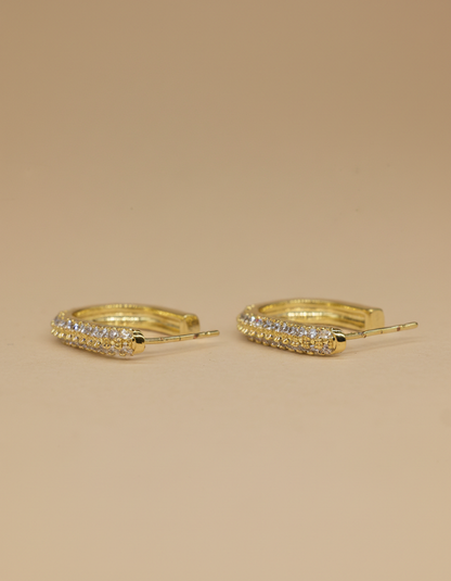 18kt goid polish with diamond anti tarnish anti allergic fancy earring for girls