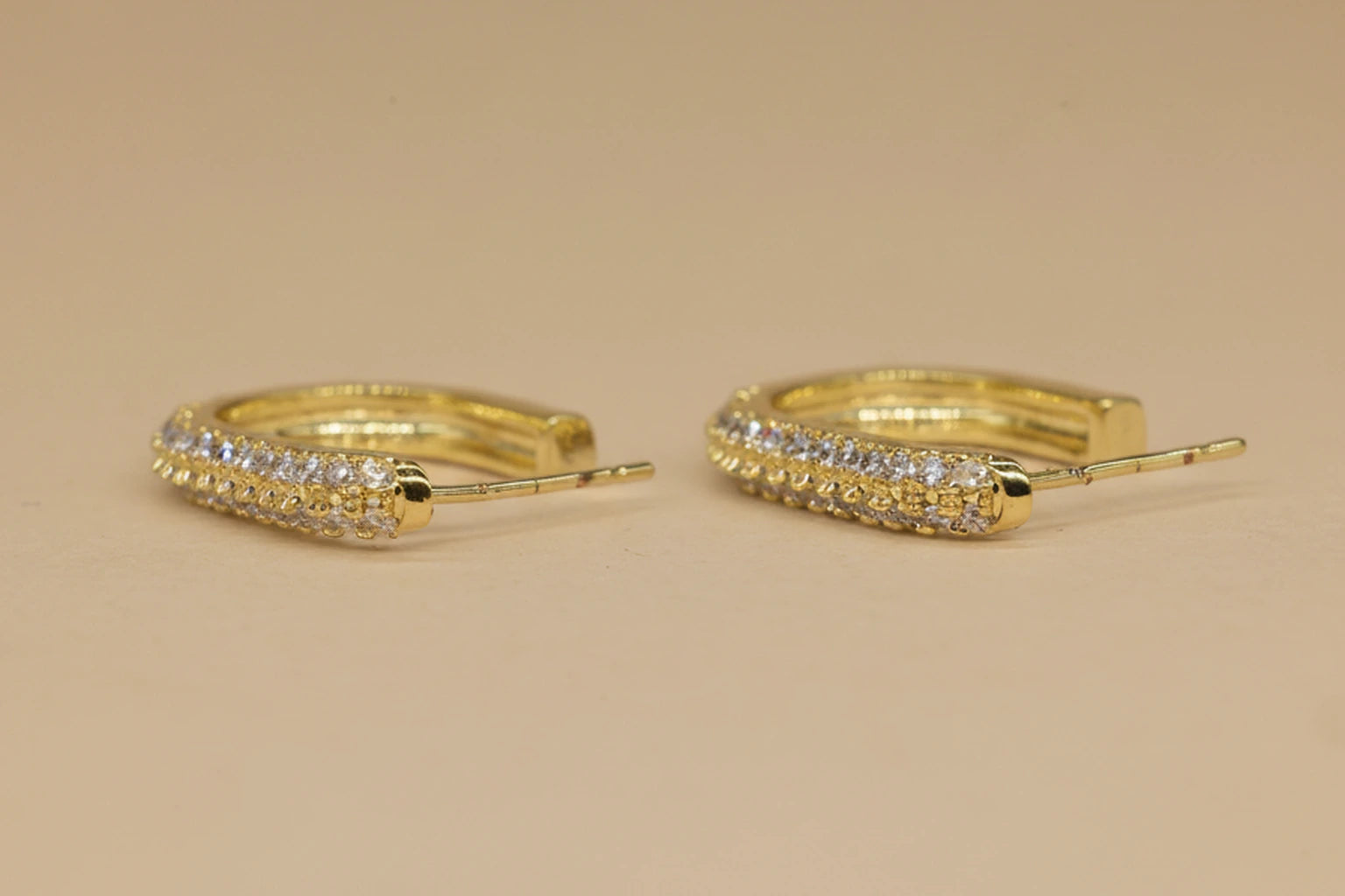 18kt Gold Polish with Diamond Anti-Tarnish & Anti-Allergic Fancy Earring for Girls (Design 4)